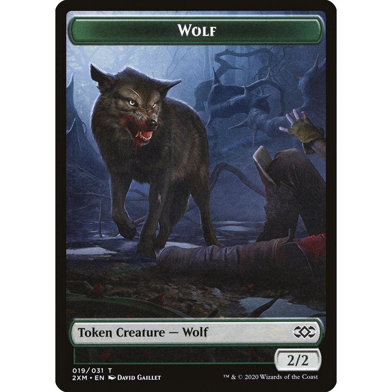 Wolf Token [Double Masters Tokens]