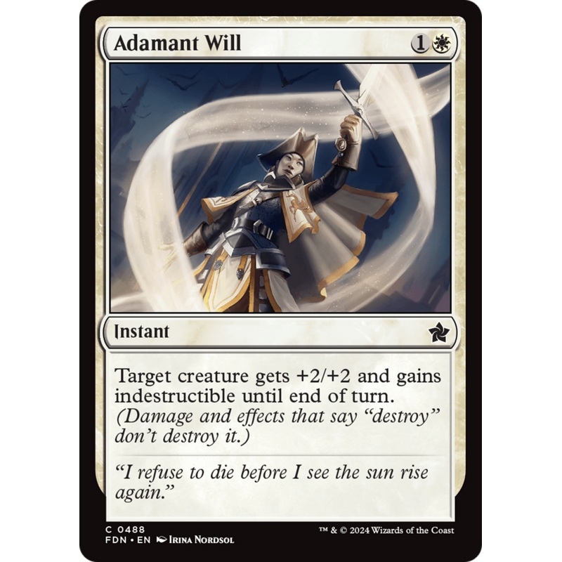 Adamant Will [Foundations]
