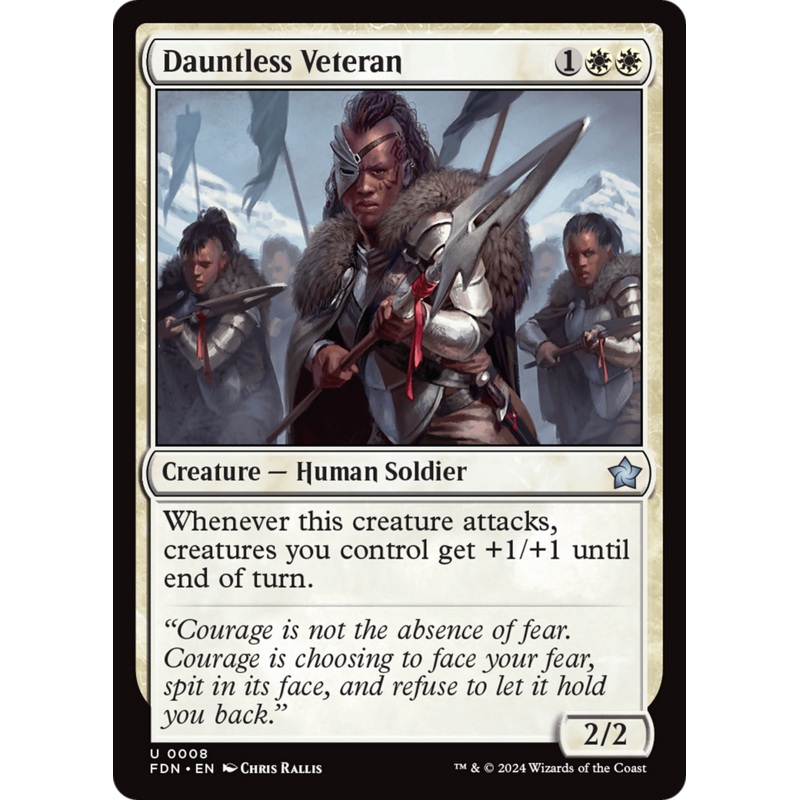 Dauntless Veteran [Foundations]