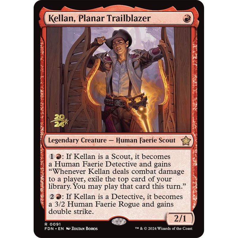 Kellan, Planar Trailblazer [Foundations Prerelease Promos]