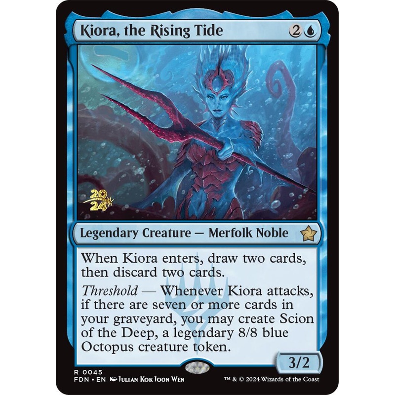 Kiora, the Rising Tide [Foundations Prerelease Promos]