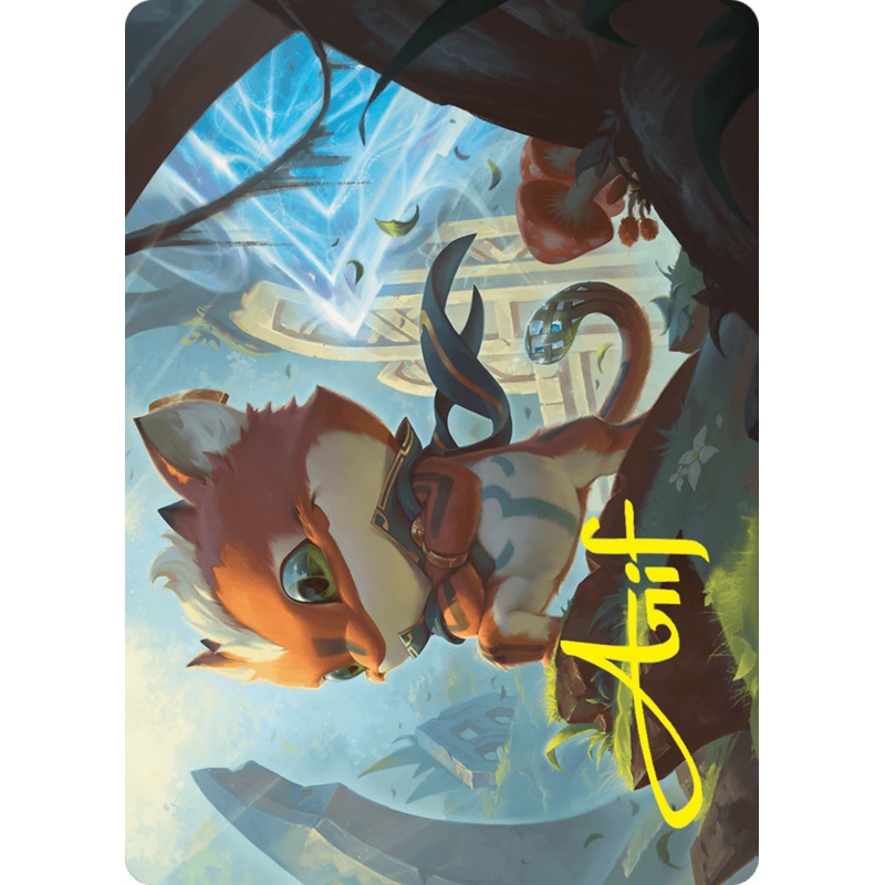 Loot, Exuberant Explorer Art Card (12/54) (Gold-Stamped Signature) [Foundations Art Series]