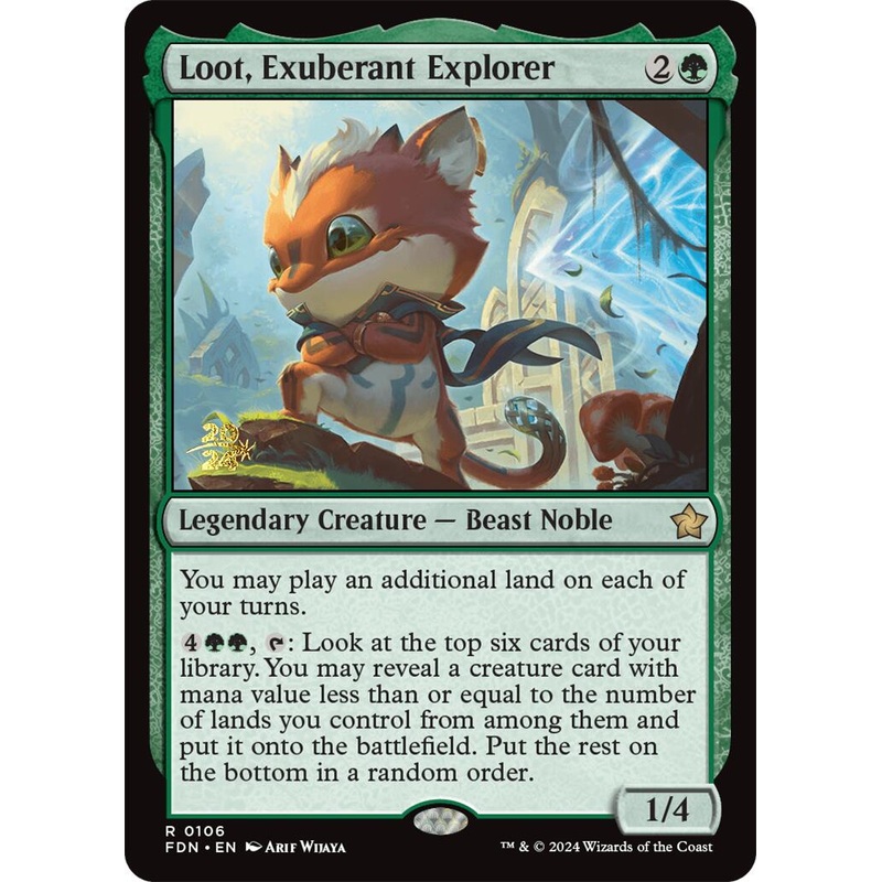 Loot, Exuberant Explorer [Foundations Prerelease Promos]
