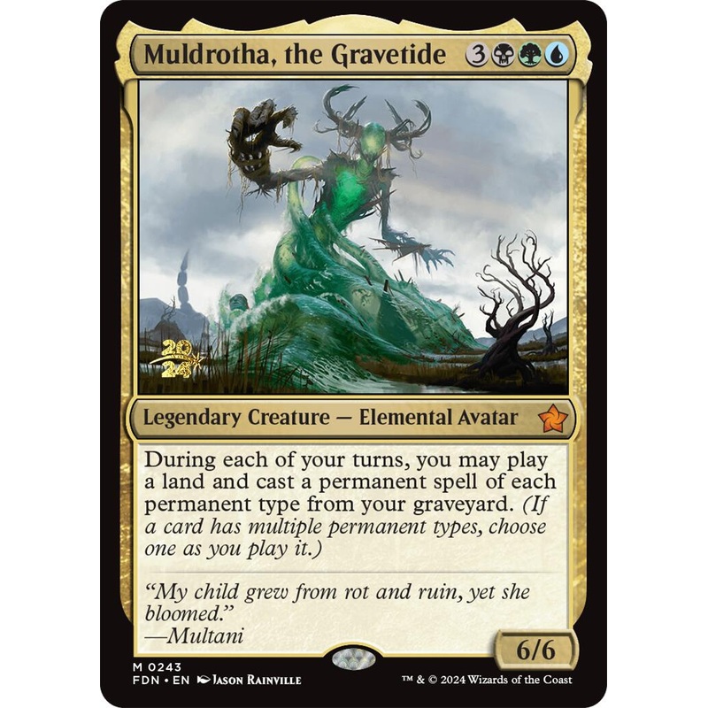 Muldrotha, the Gravetide [Foundations Prerelease Promos]
