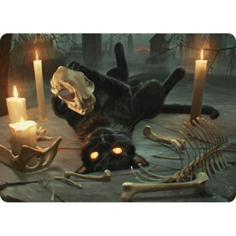 Nine-Lives Familiar Art Card (8/54) [Foundations Art Series]