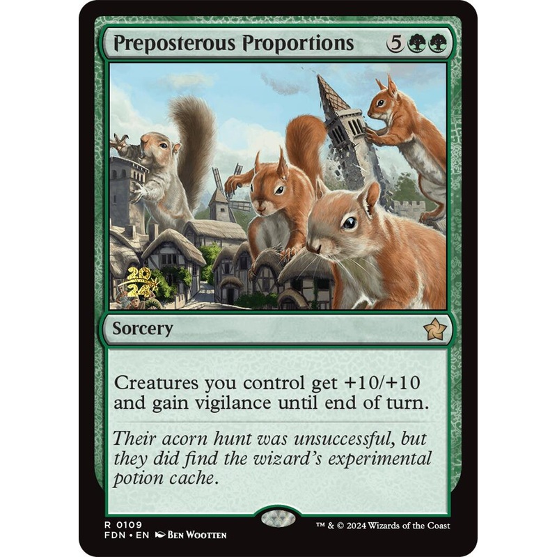 Preposterous Proportions [Foundations Prerelease Promos]