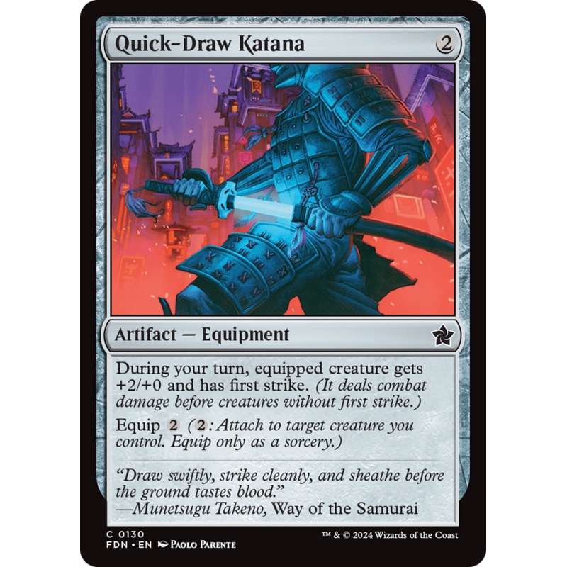 Quick-Draw Katana [Foundations]