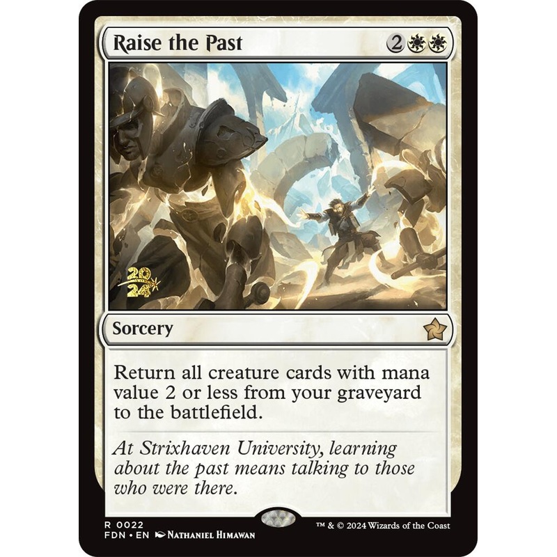 Raise the Past [Foundations Prerelease Promos]