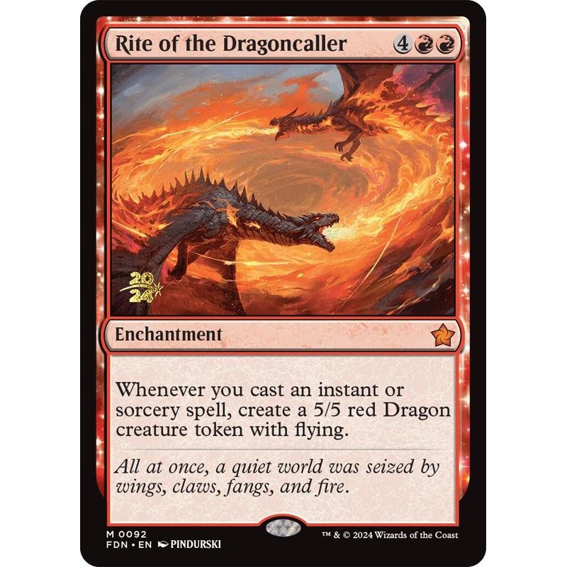 Rite of the Dragoncaller [Foundations Prerelease Promos]