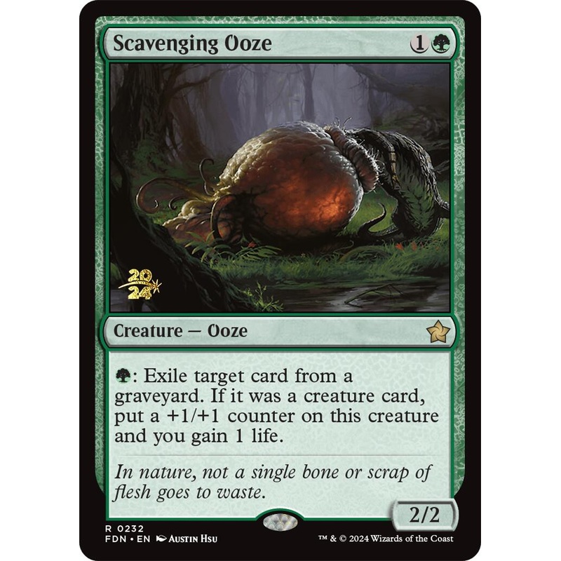 Scavenging Ooze [Foundations Prerelease Promos]