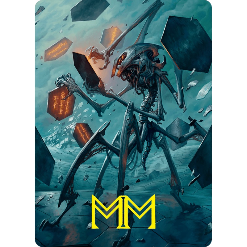 Scrawling Crawler Art Card (50/54) (Gold-Stamped Signature) [Foundations Art Series]