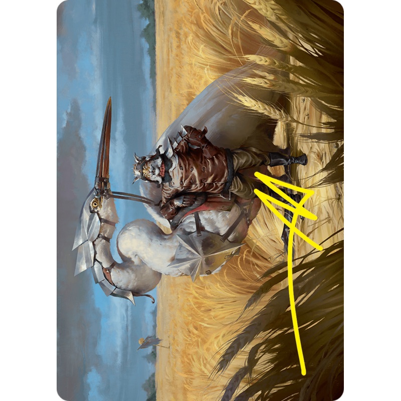 Skyknight Squire Art Card (4/54) (Gold-Stamped Signature) [Foundations Art Series]
