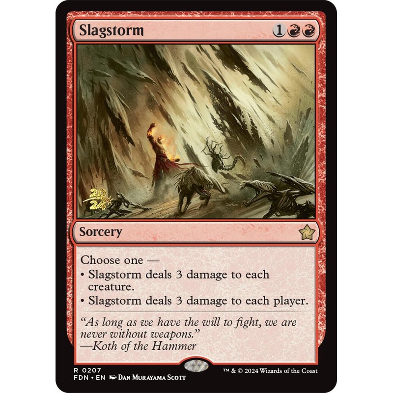 Slagstorm [Foundations Prerelease Promos]