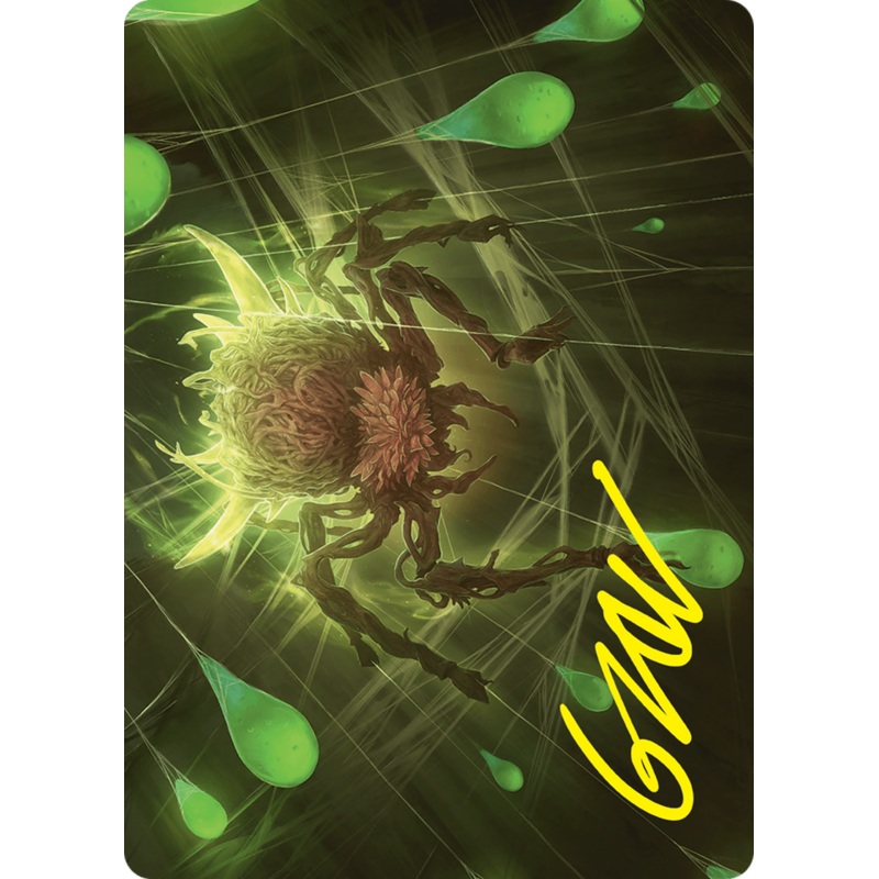 Spinner of Souls Art Card (13/54) (Gold-Stamped Signature) [Foundations Art Series]