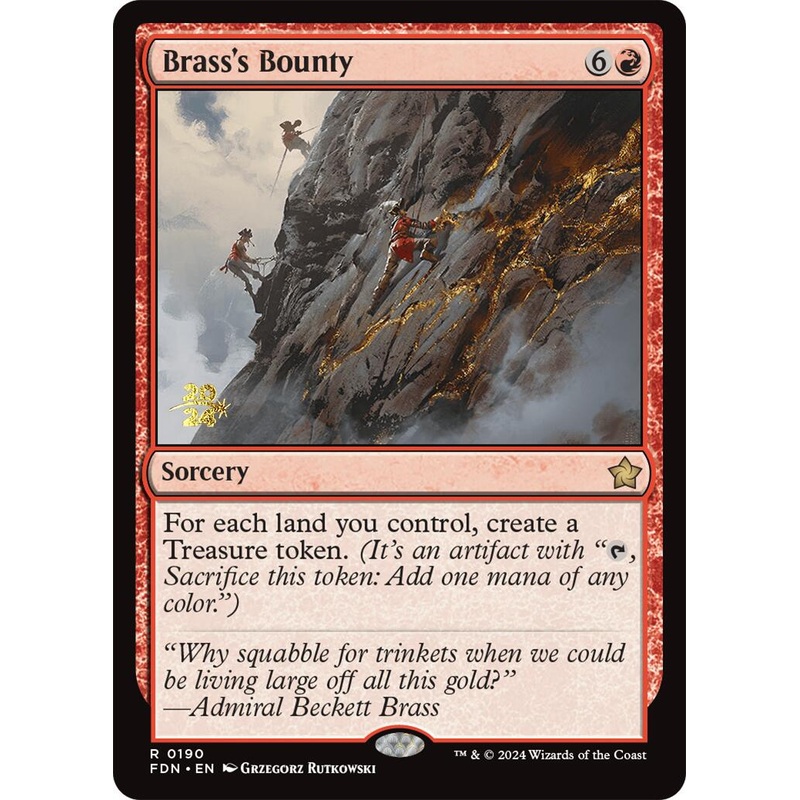 Brass's Bounty [Foundations Prerelease Promos]