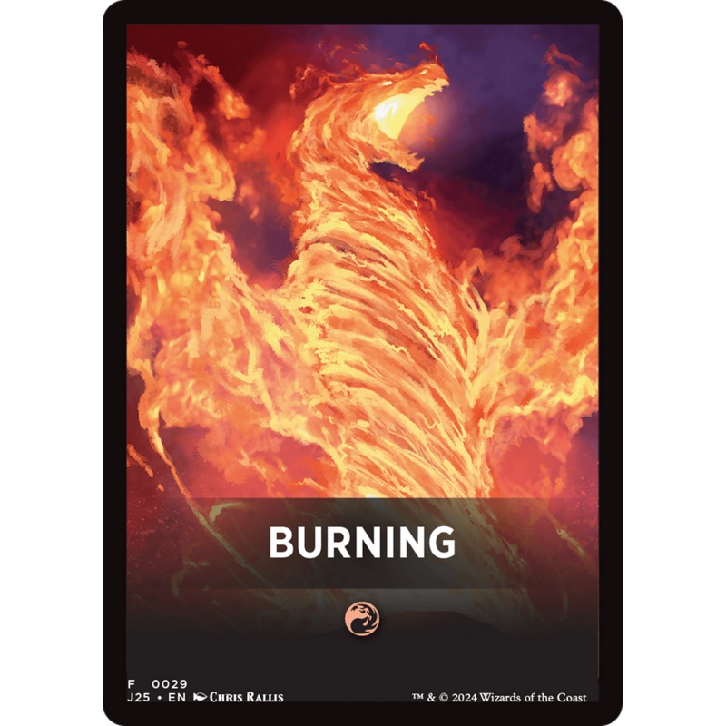 Burning Theme Card [Foundations Jumpstart Front Cards]