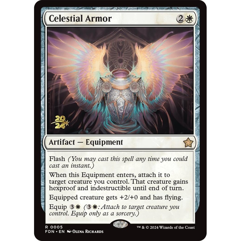 Celestial Armor [Foundations Prerelease Promos]