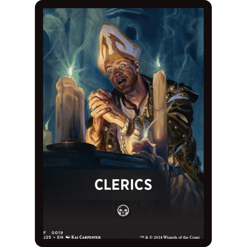 Clerics Theme Card [Foundations Jumpstart Front Cards]