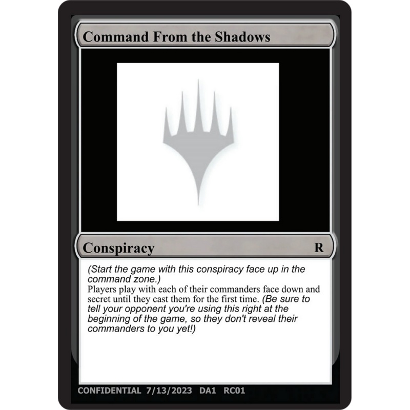 Command From the Shadows [Unknown Event]