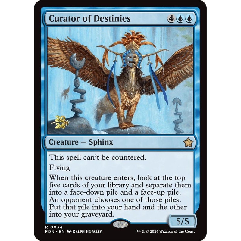 Curator of Destinies [Foundations Prerelease Promos]