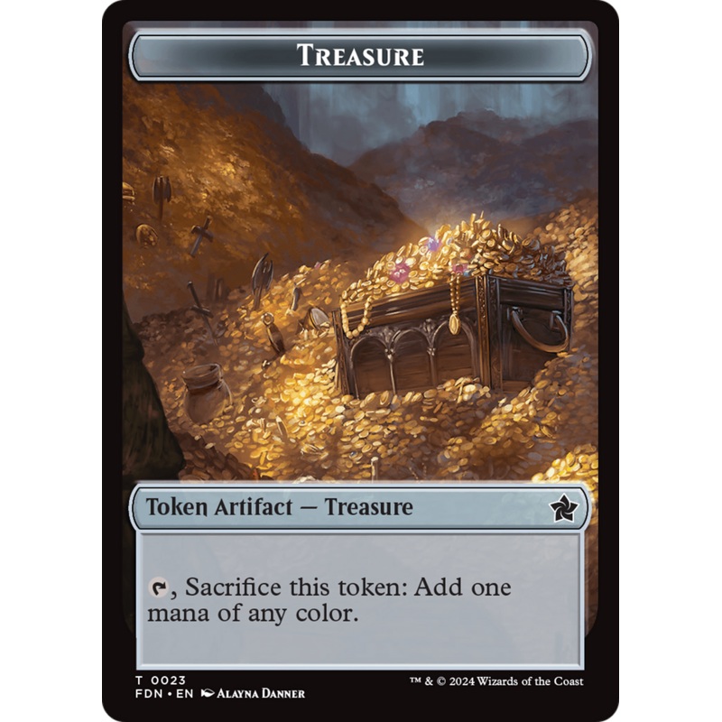 Food // Treasure Double-Sided Token [Foundations Tokens]