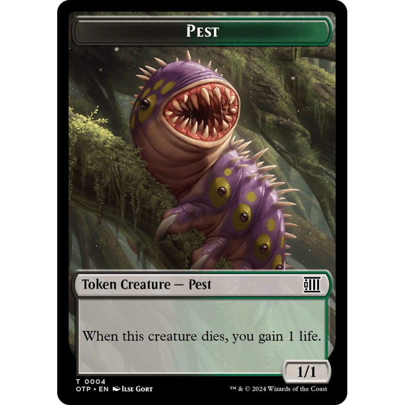 Pest // Plot Double-Sided Token [Outlaws of Thunder Junction: Breaking News Tokens]