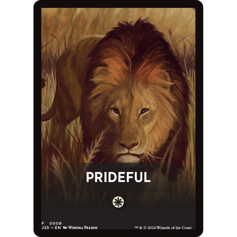 Prideful Theme Card [Foundations Jumpstart Front Cards]