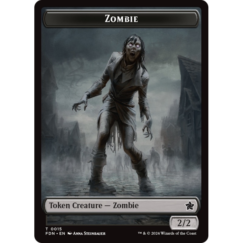 Rat (0014) // Zombie Double-Sided Token [Foundations Tokens]