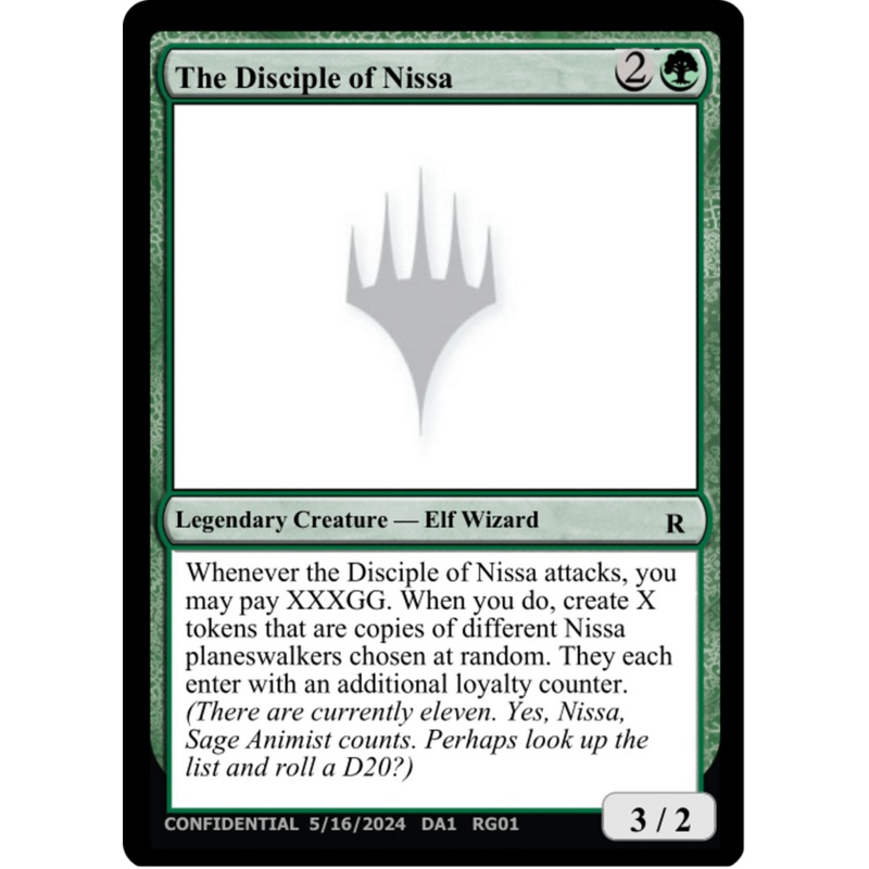 The Disciple of Nissa [Unknown Event]