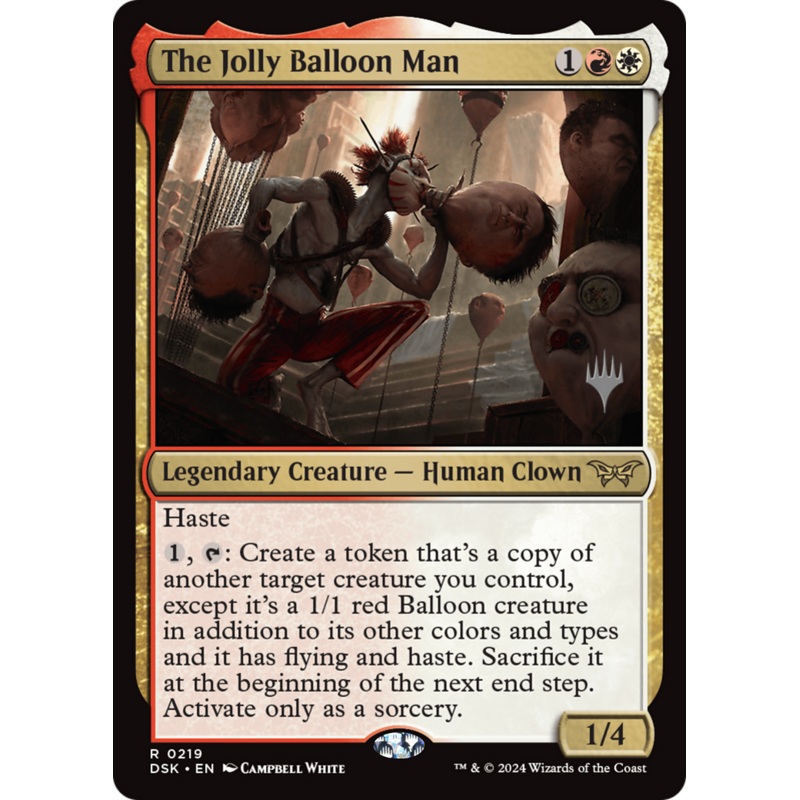 The Jolly Balloon Man (Promo Pack) [Duskmourn: House of Horror Promos]