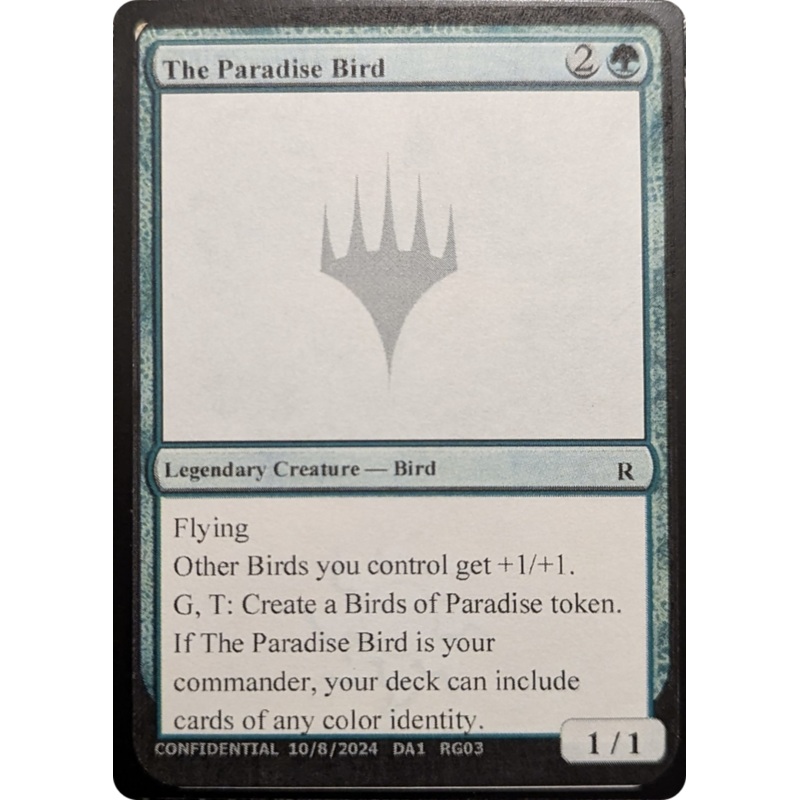 The Paradise Bird [Mystery Booster 2 Playtest Cards]