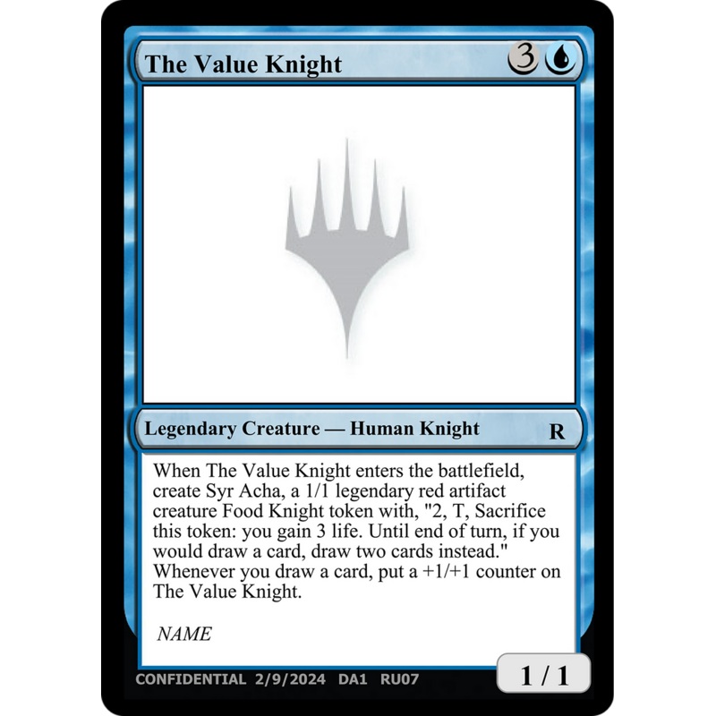 The Value Knight [Unknown Event]