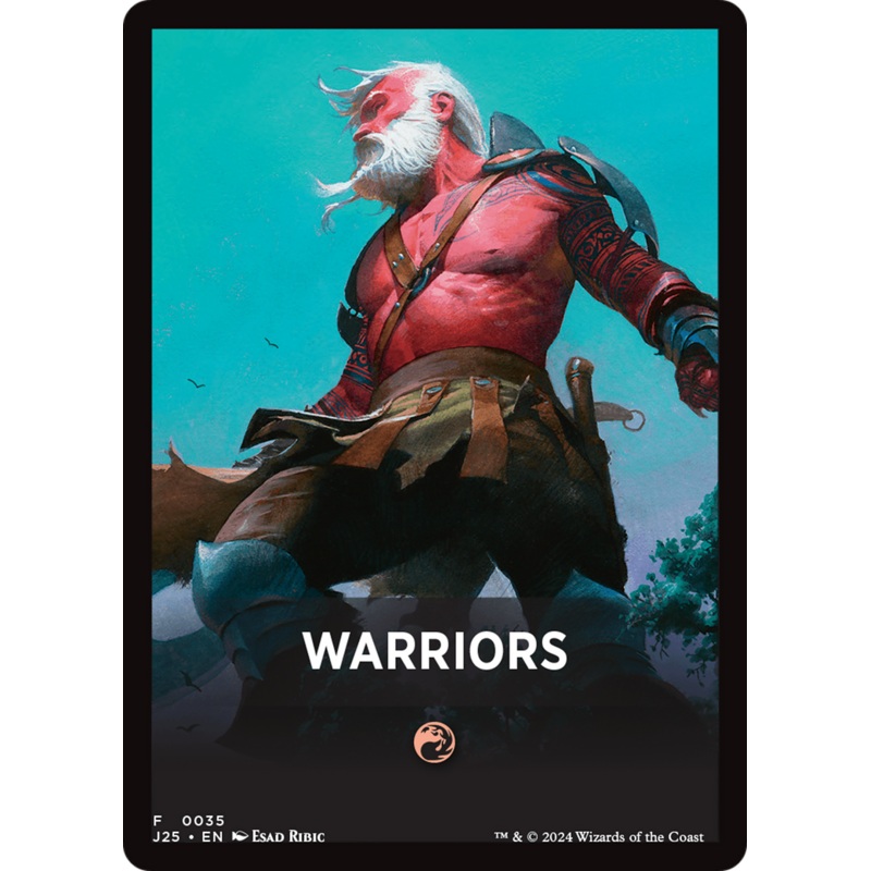 Warriors Theme Card [Foundations Jumpstart Front Cards]