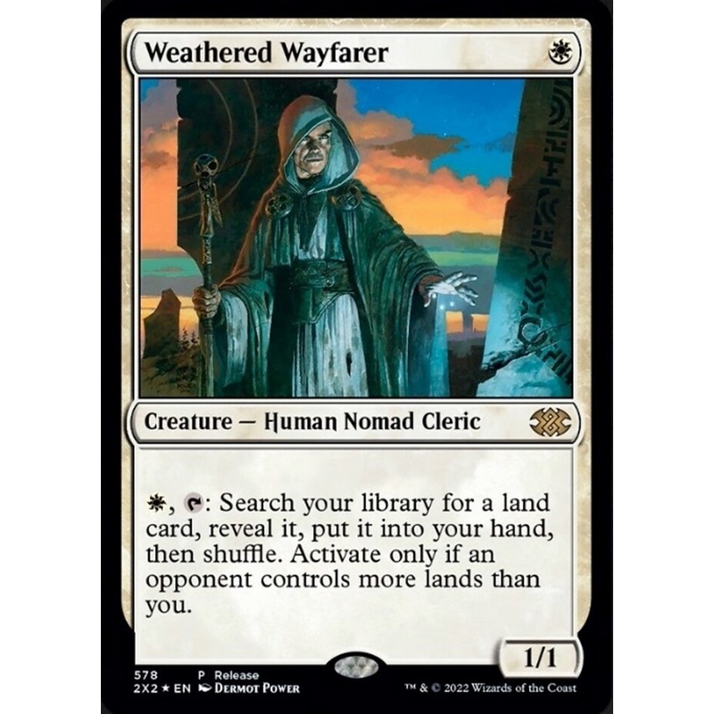 Weathered Wayfarer (Preview Promo) [Double Masters 2022]