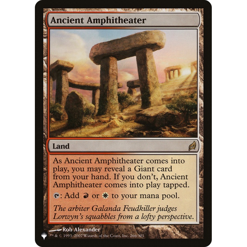 Ancient Amphitheater (LRW) [The List]