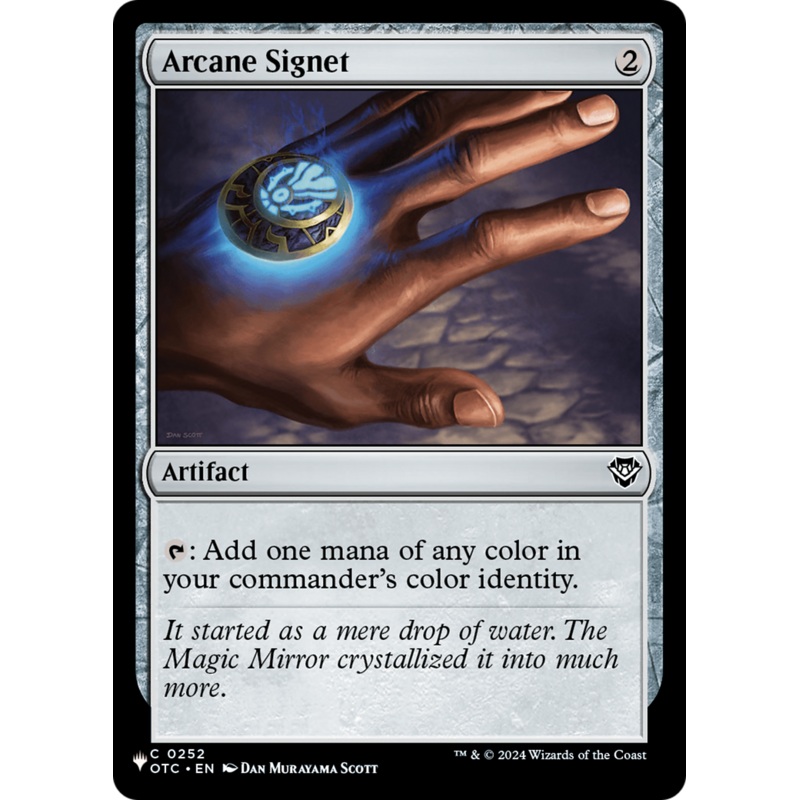Arcane Signet (OTC) [The List]