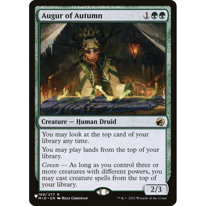 Augur of Autumn [The List]