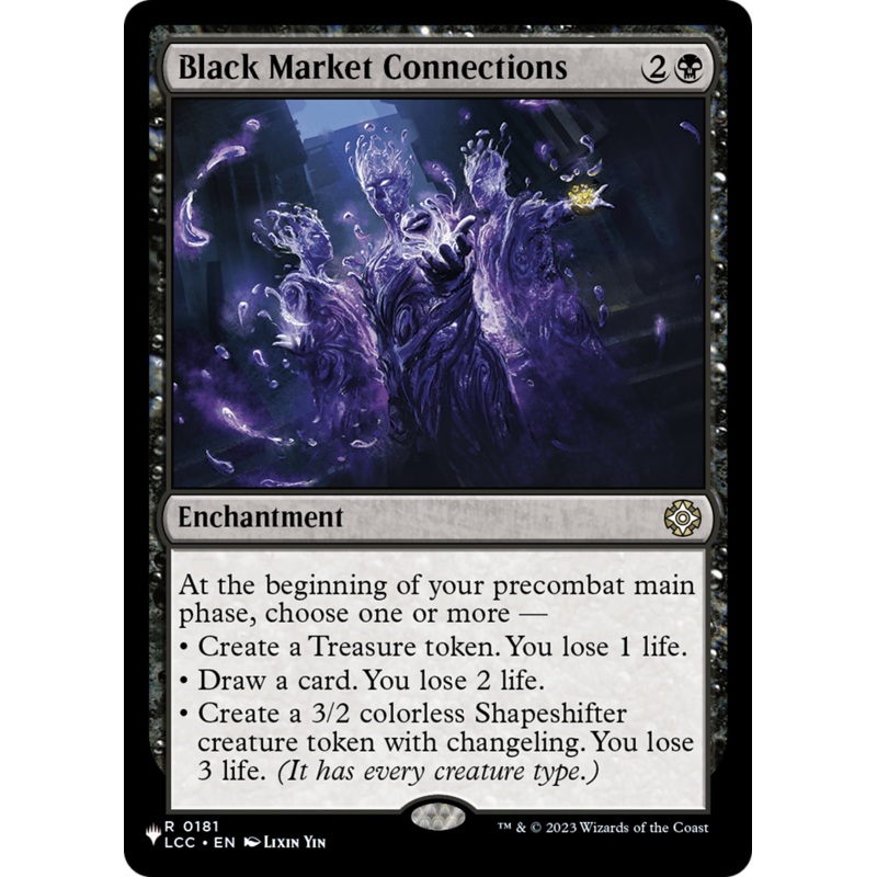 Black Market Connections [The List]