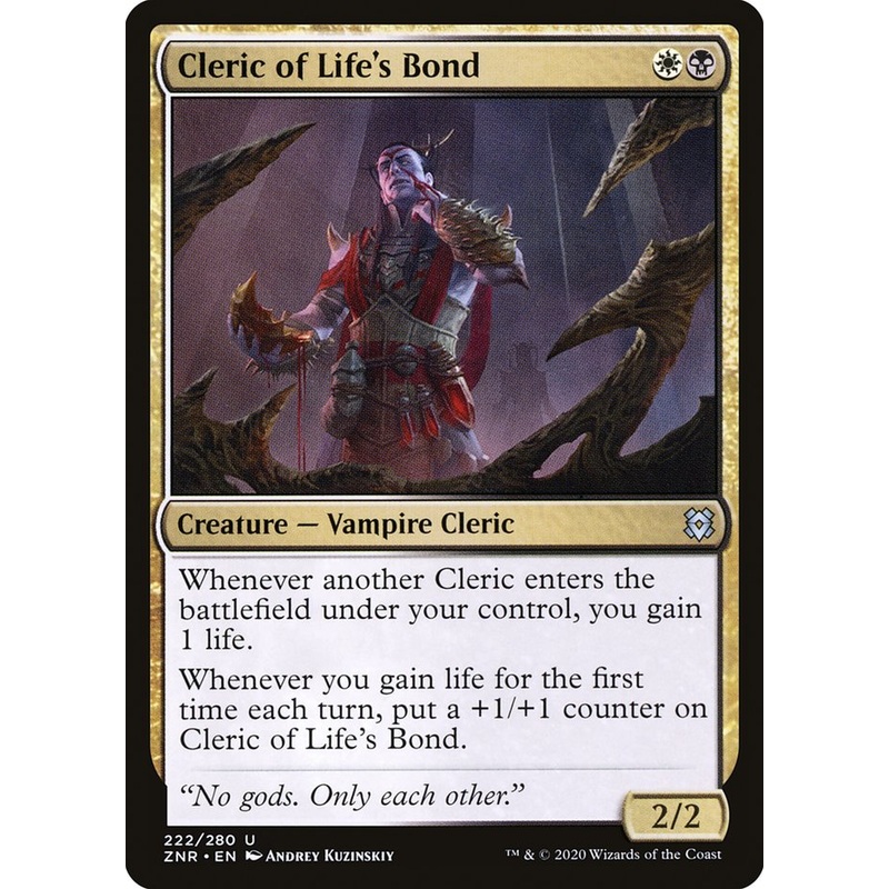 Cleric of Life's Bond [Zendikar Rising]