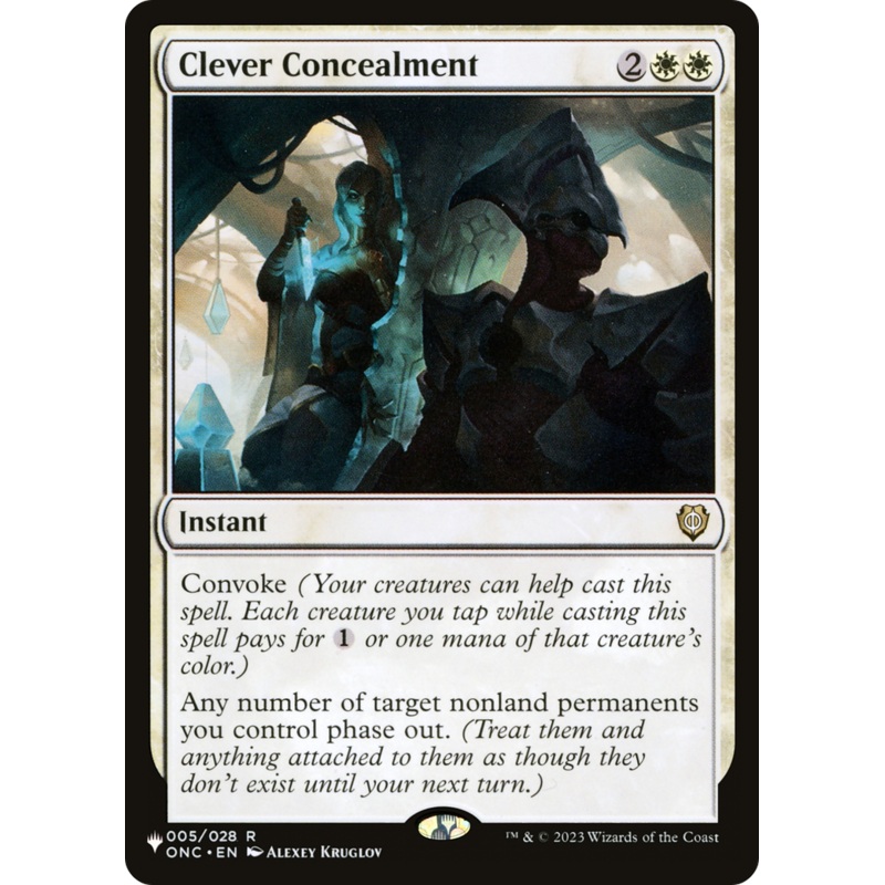 Clever Concealment [The List]