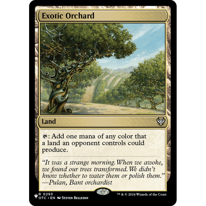 Exotic Orchard (OTC) [The List]