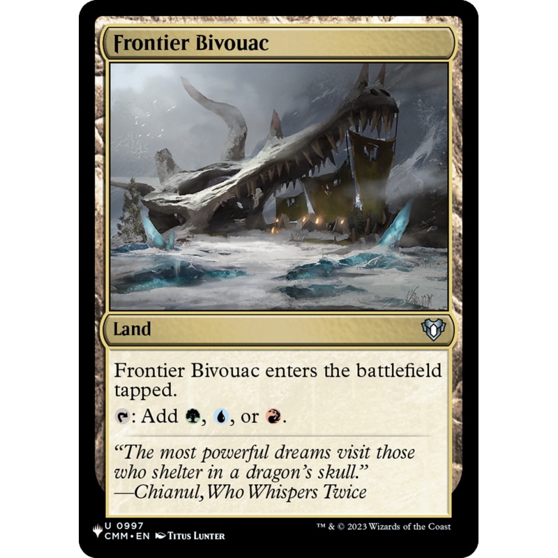 Frontier Bivouac (CMM) [The List]
