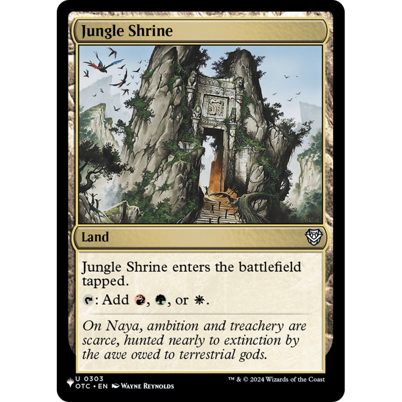 Jungle Shrine (OTC) [The List]