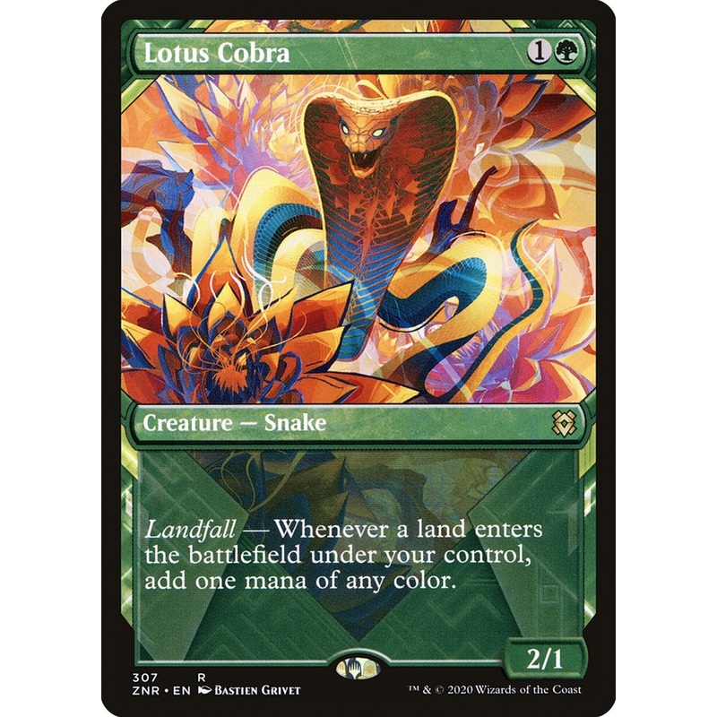 Lotus Cobra (Showcase) [Zendikar Rising]