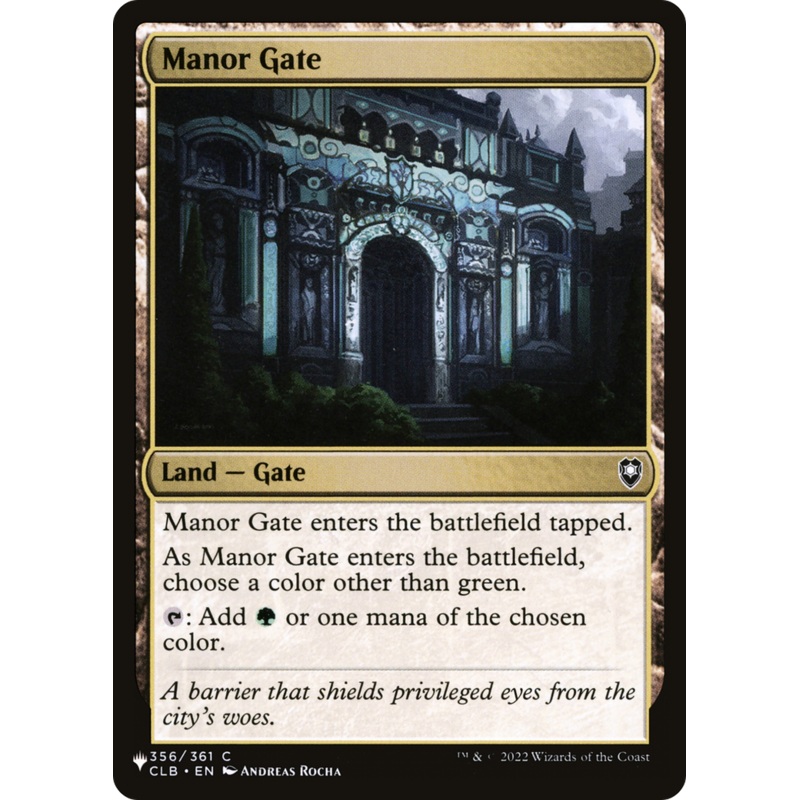Manor Gate [The List]