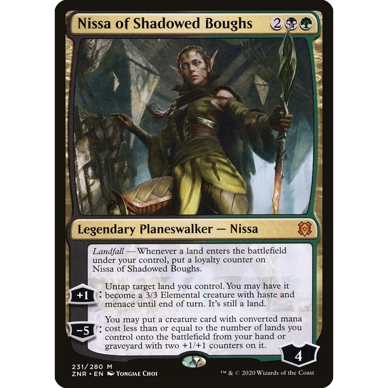 Nissa of Shadowed Boughs [Zendikar Rising]