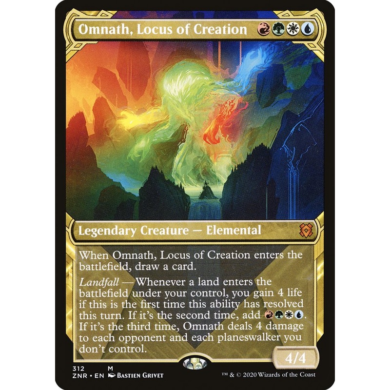 Omnath, Locus of Creation (Showcase) [Zendikar Rising]