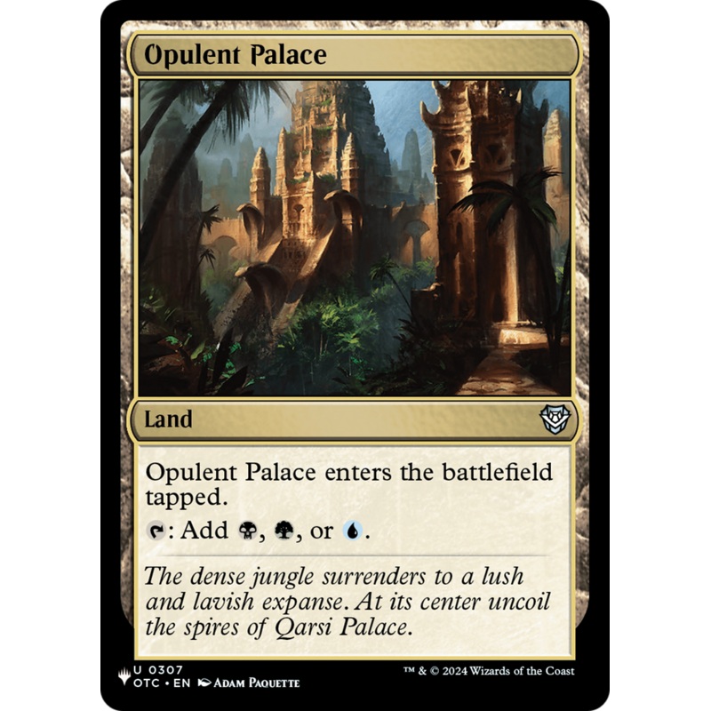 Opulent Palace (OTC) [The List]