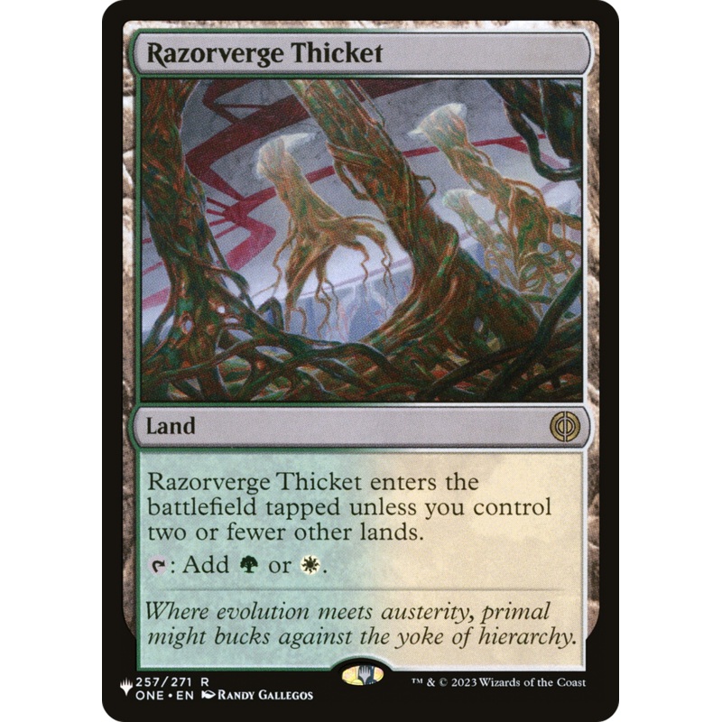 Razorverge Thicket [The List]