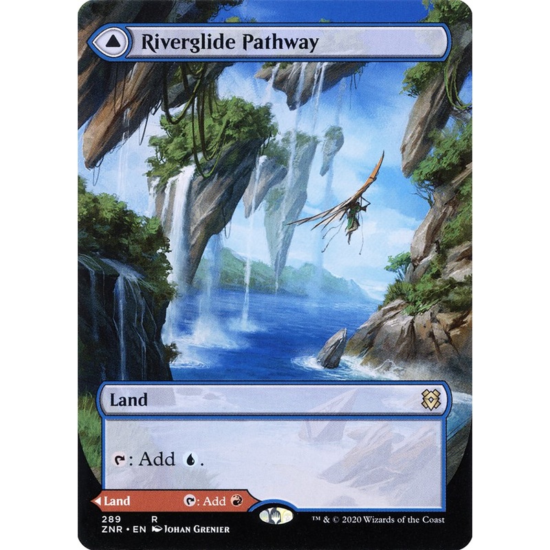 Riverglide Pathway // Lavaglide Pathway (Borderless Alternate Art) [Zendikar Rising]